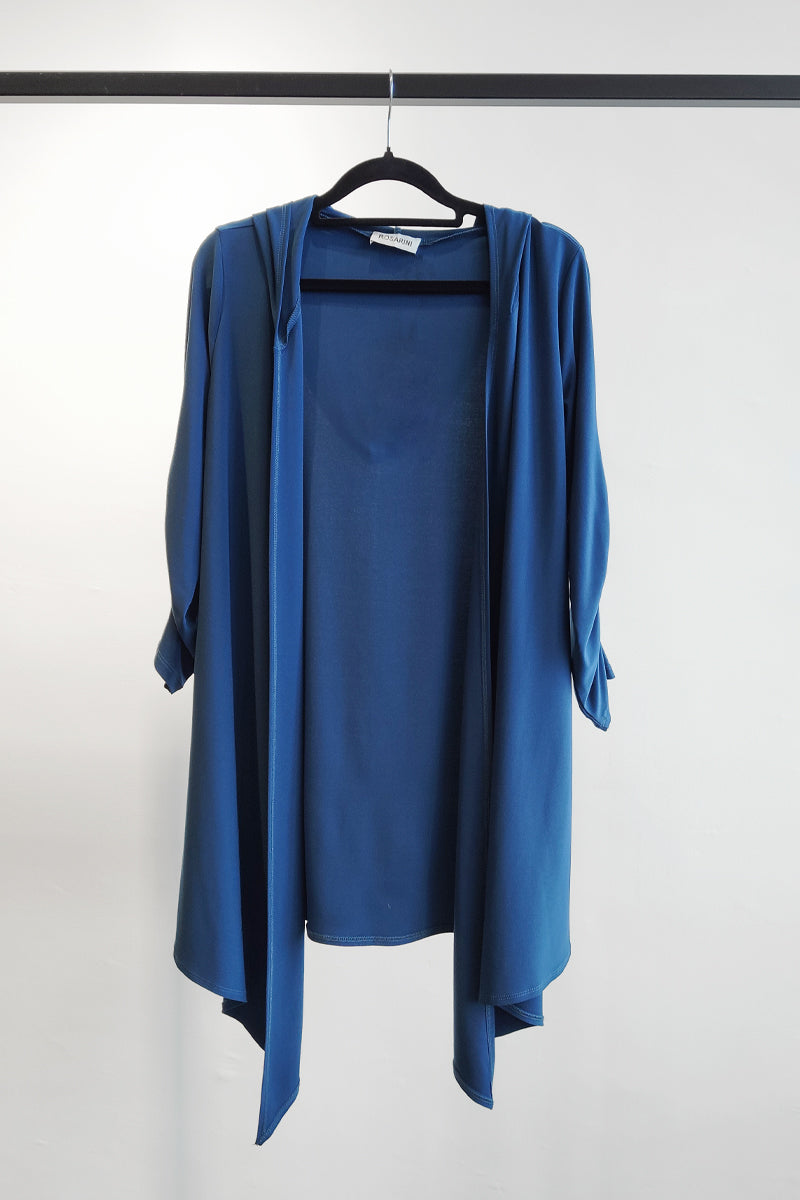 Ruched Sleeve Cardigan