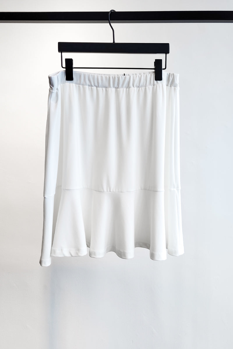 Ruffle Skirt - White