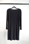 Long Sleeve Two Tone Shift Dress