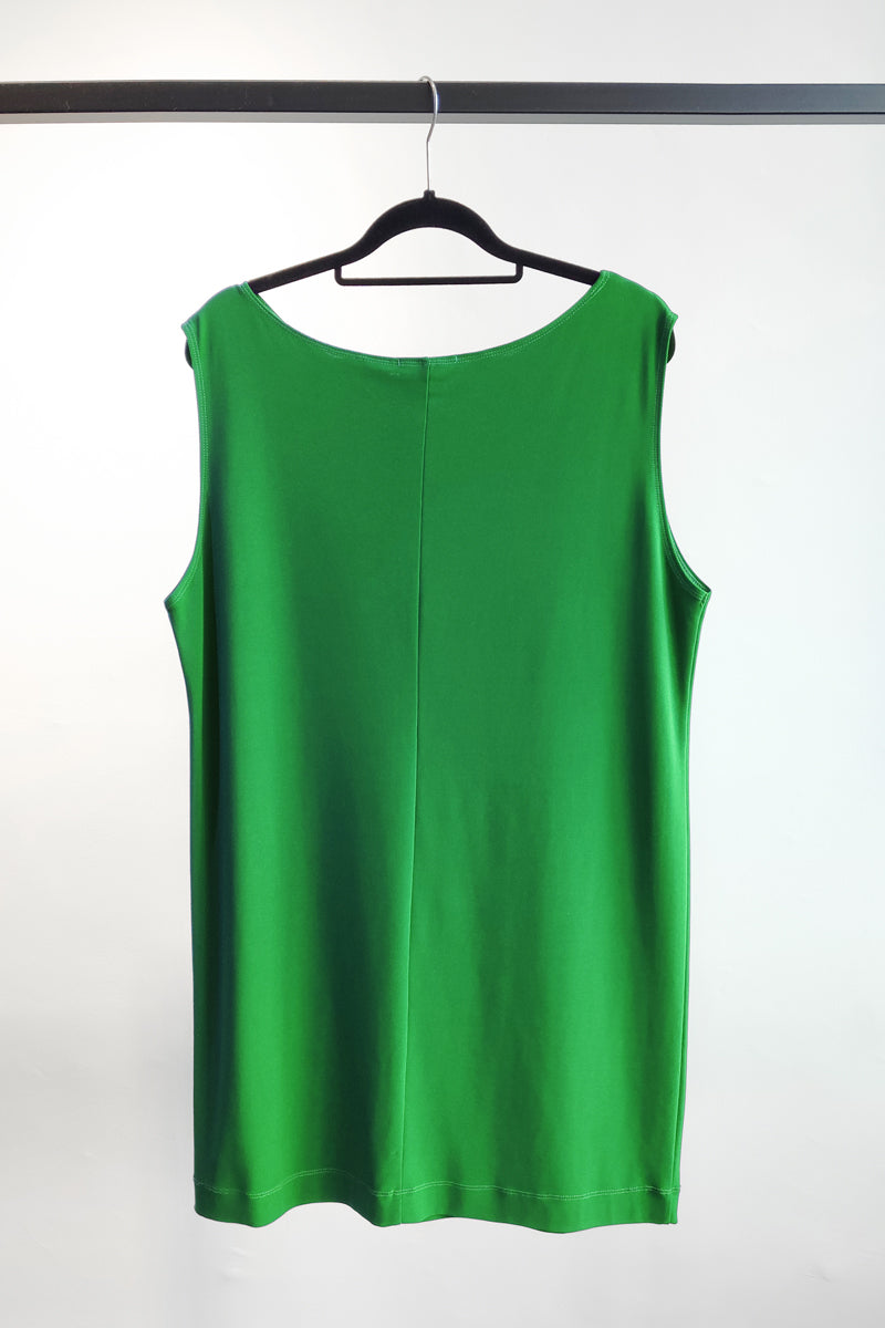 Scoop Neck Sleeveless Top - Jade