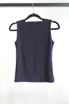 Boat Neck Tank Top - Slate