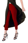 Slim Pants with Pockets - Red